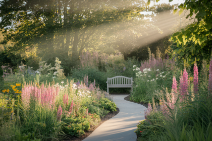 Jardins thérapeutiques : aménagements extérieurs pour la récupération post-traumatique