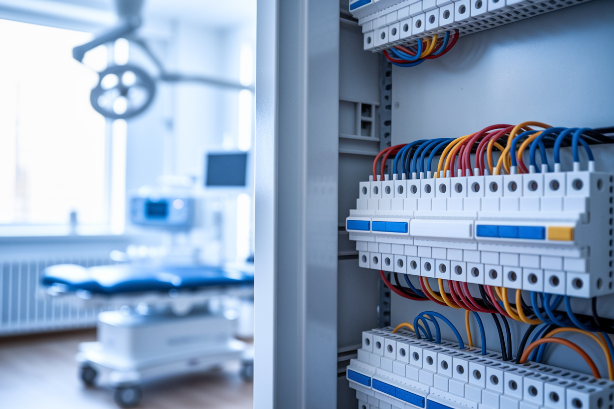 Circuits électriques sécurisés: installations spécifiques pour équipements médicaux à domicile
